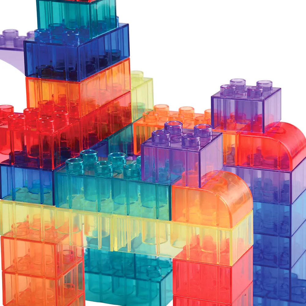 Preschool Size Transparent Building Bricks