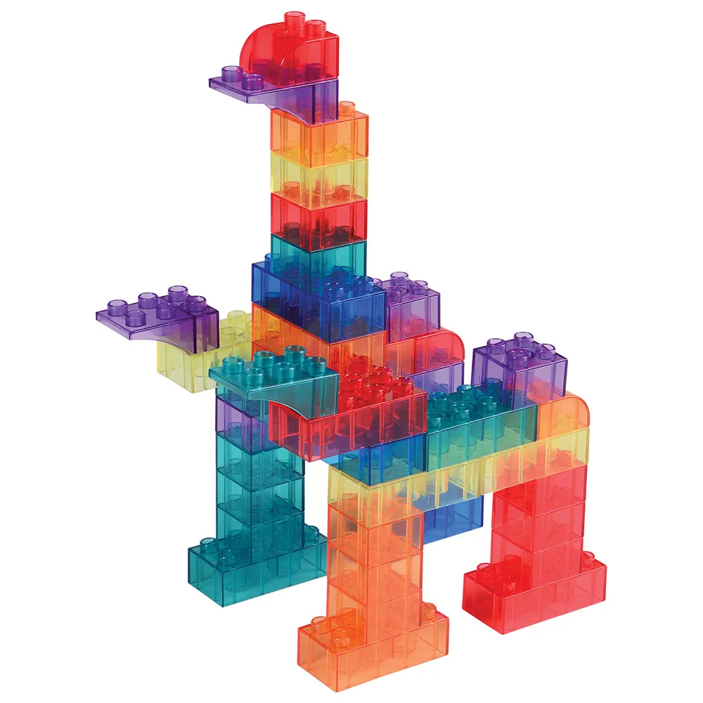 Preschool Size Transparent Building Bricks