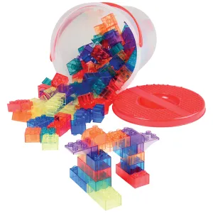 Preschool Size Transparent Building Bricks
