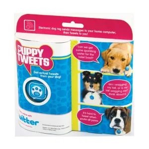 Puppy Tweets: Blue - Your Dog's Social Network Tag