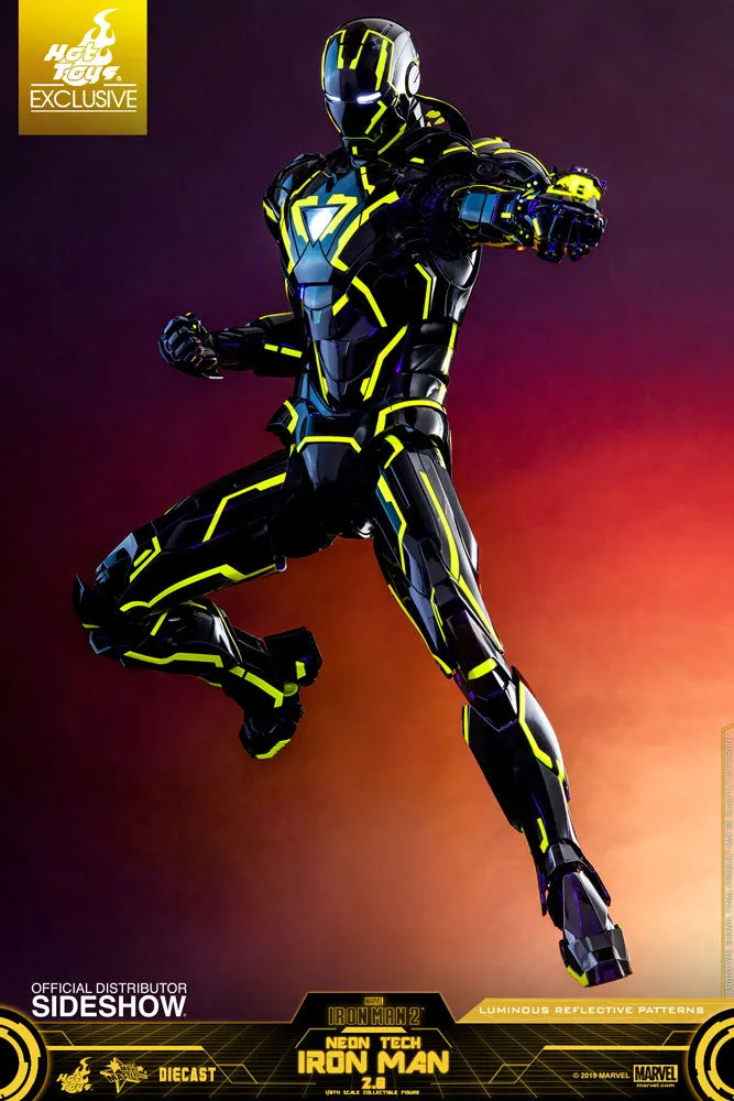 SDCC 2019 Hot Toys 1/6 Neon Tech Iron Man 2.0 Exclusive Sixth Scale Figure
