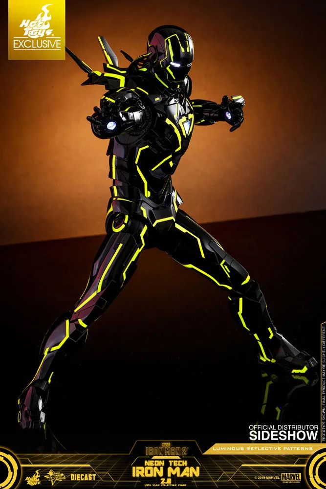 SDCC 2019 Hot Toys 1/6 Neon Tech Iron Man 2.0 Exclusive Sixth Scale Figure