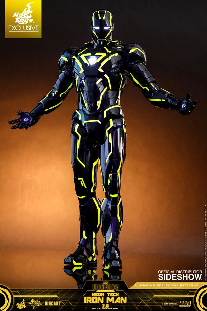 SDCC 2019 Hot Toys 1/6 Neon Tech Iron Man 2.0 Exclusive Sixth Scale Figure