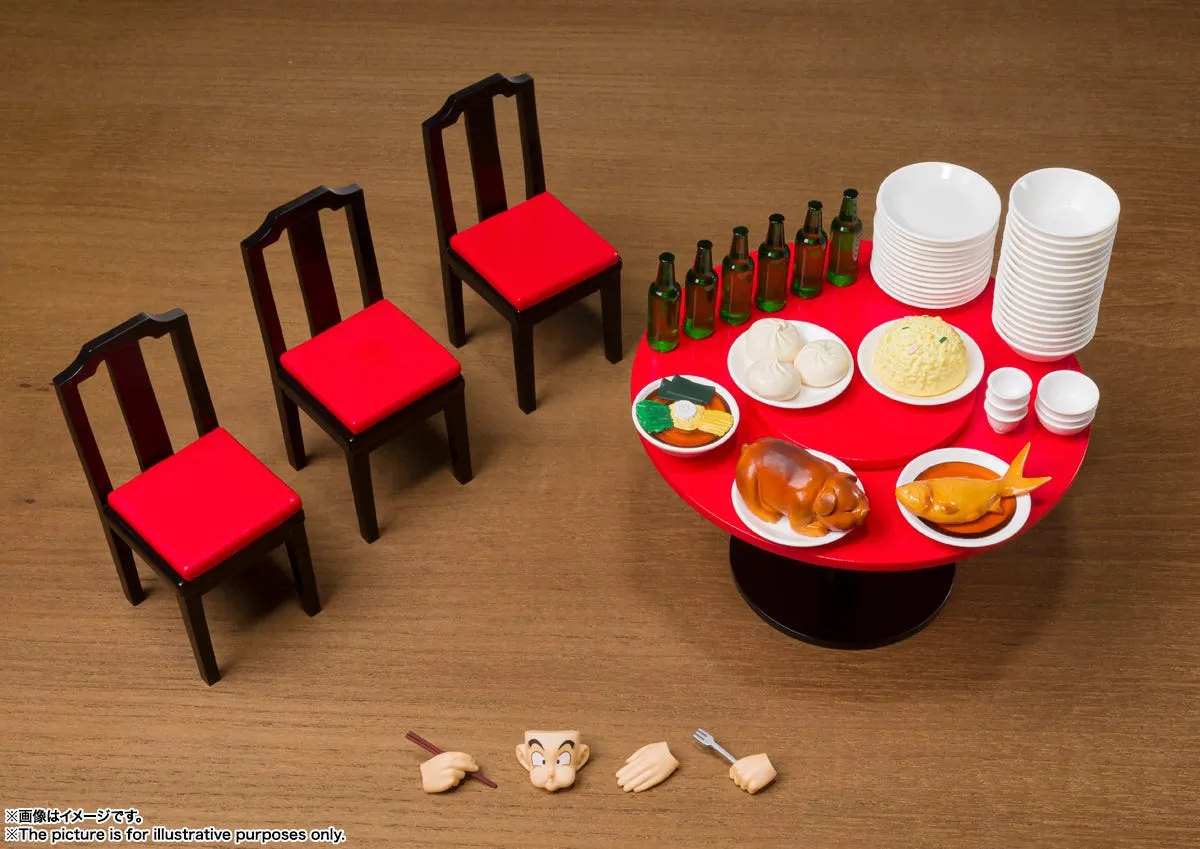 S.H. Figuarts DragonBall Z - Goku Hara Hachi Bun Me Eating Scene Set