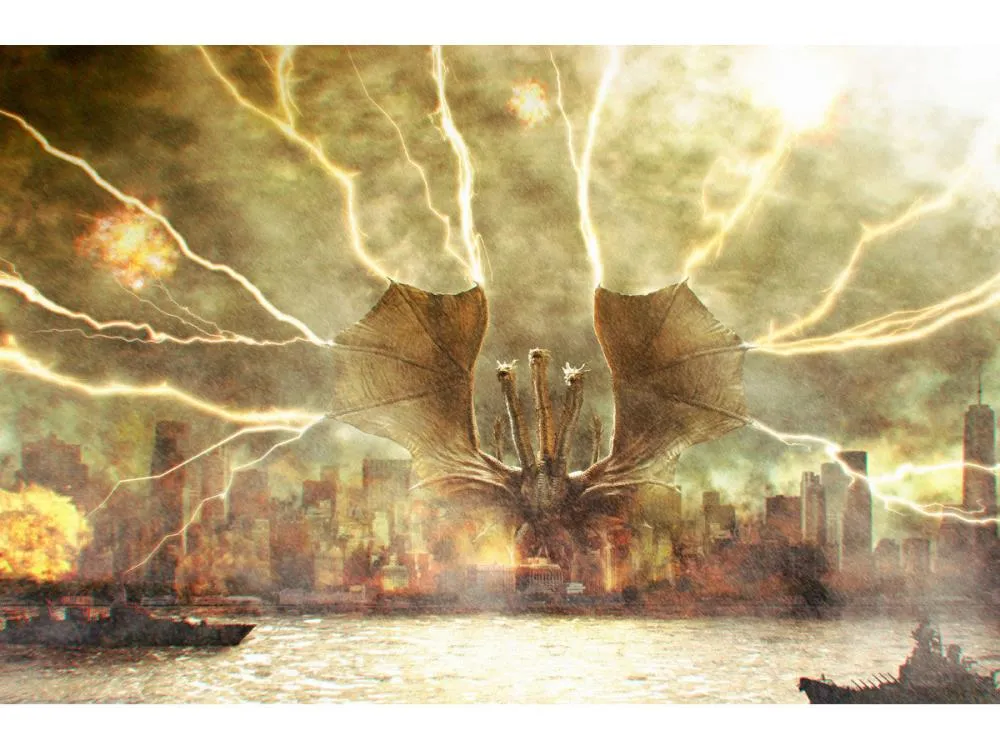 S.H.MonsterArts - Godzilla: King of the Monsters - King Ghidorah (Special Color Ver. )