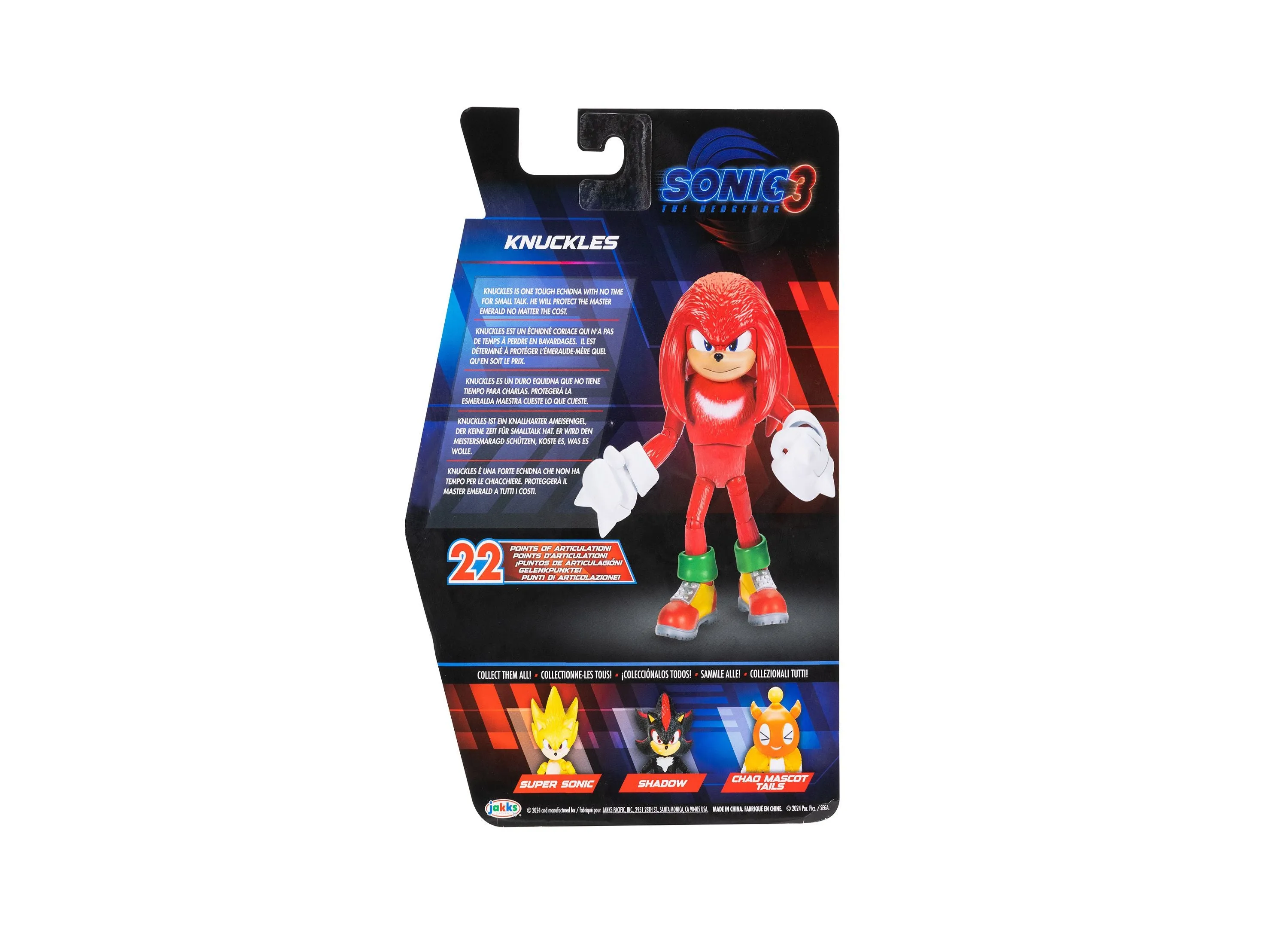 Sonic The Hedgehog 3 Movie 5" Knuckles Action Figure