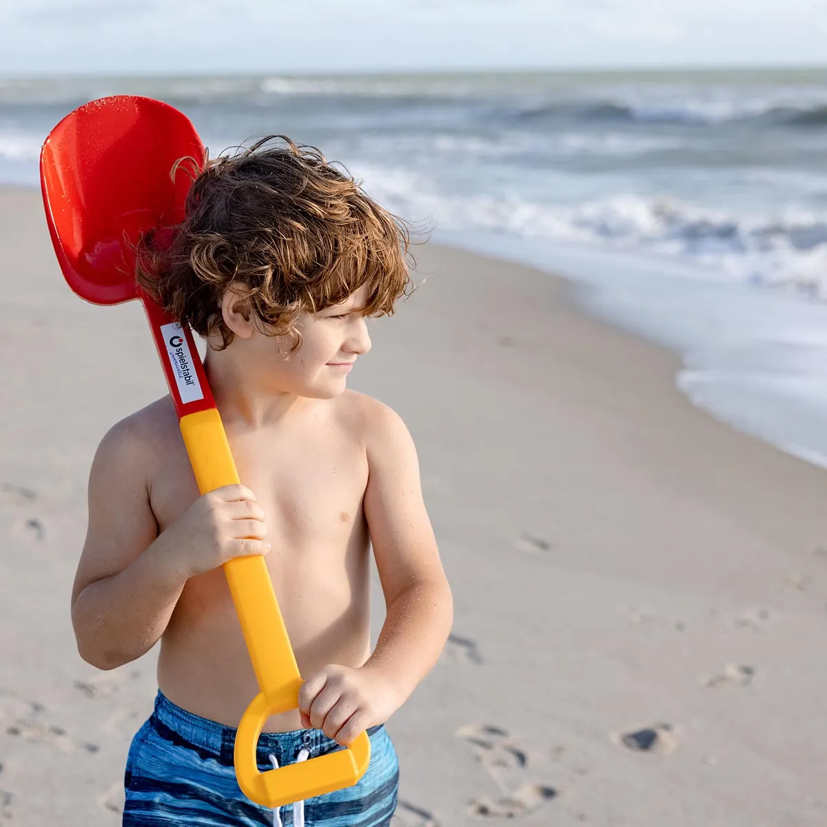 Spielstabil Heavy Duty Children's Beach Shovel for Sand and Snow Play