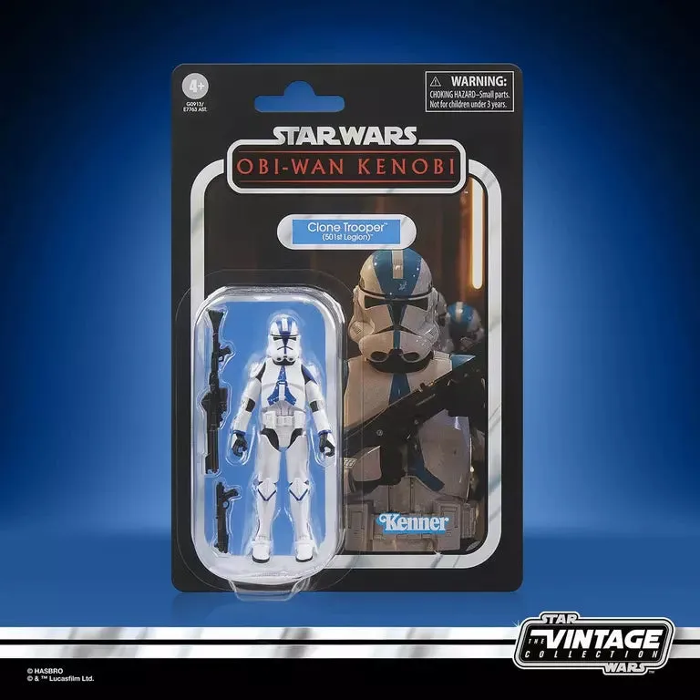 Star Wars Vintage Collection Clone Trooper (501st Legion) 3.75" Action Figure