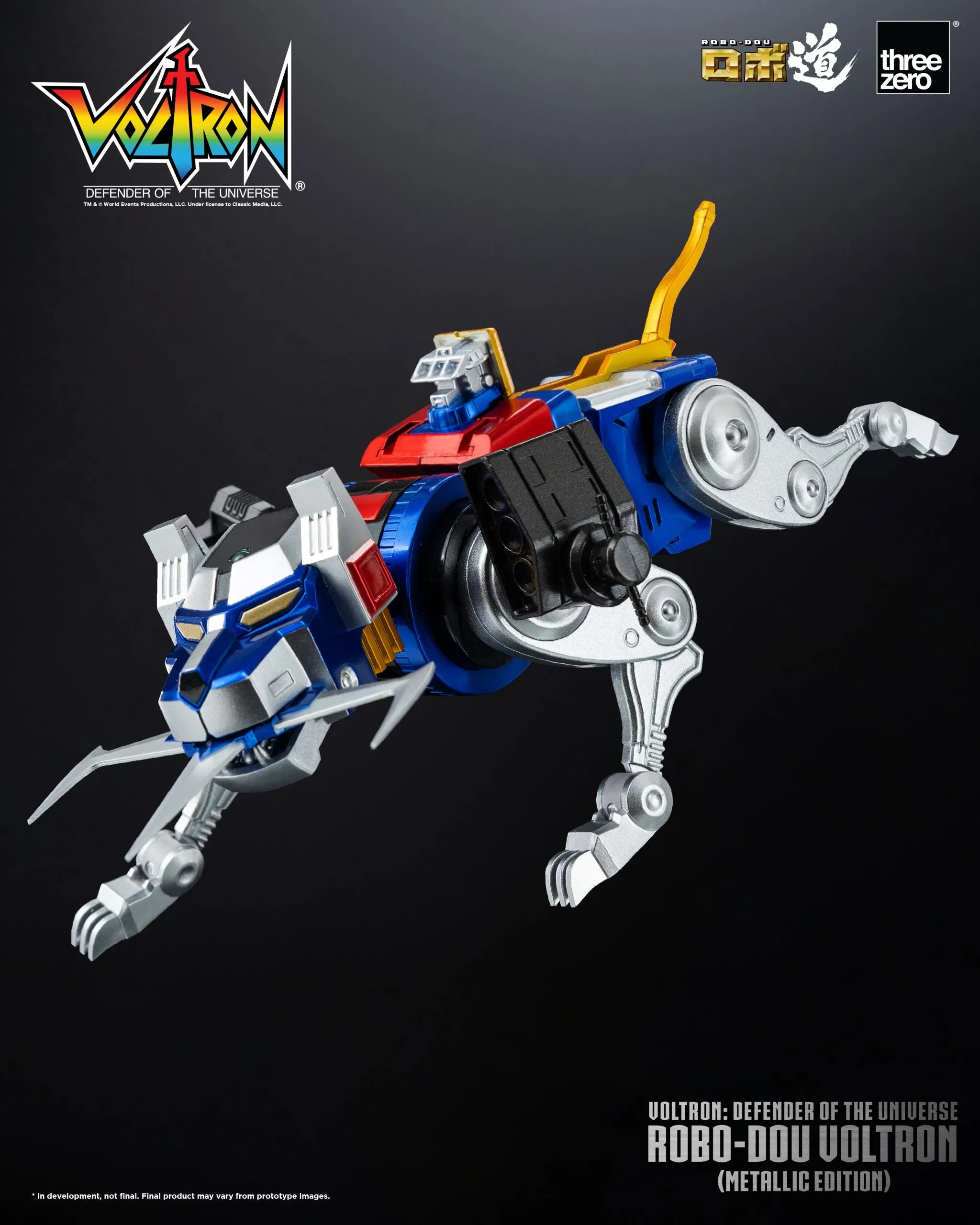 ThreeZero - Voltron: Defender of the Universe ROBO-DOU Voltron (Metallic Edition)