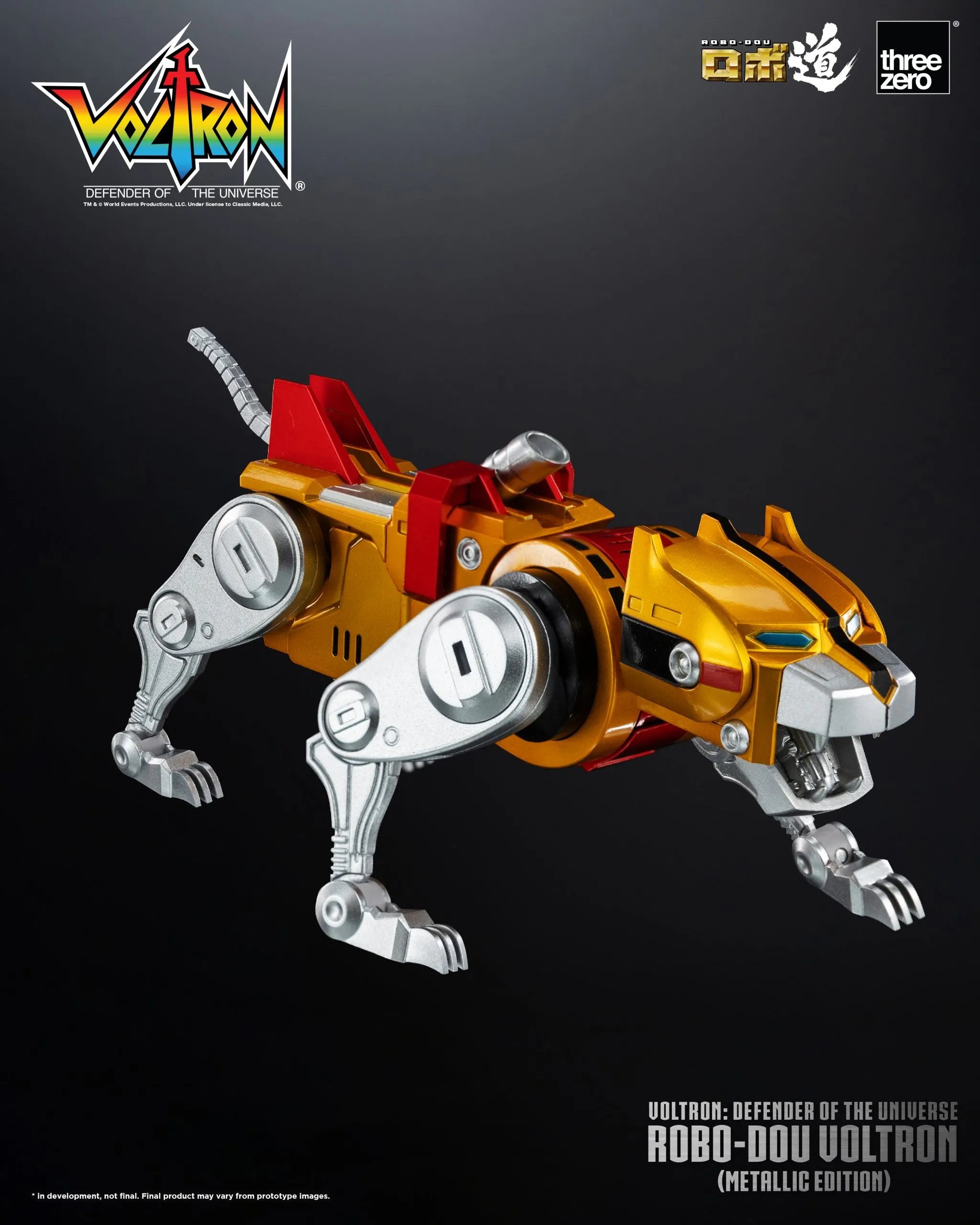 ThreeZero - Voltron: Defender of the Universe ROBO-DOU Voltron (Metallic Edition)