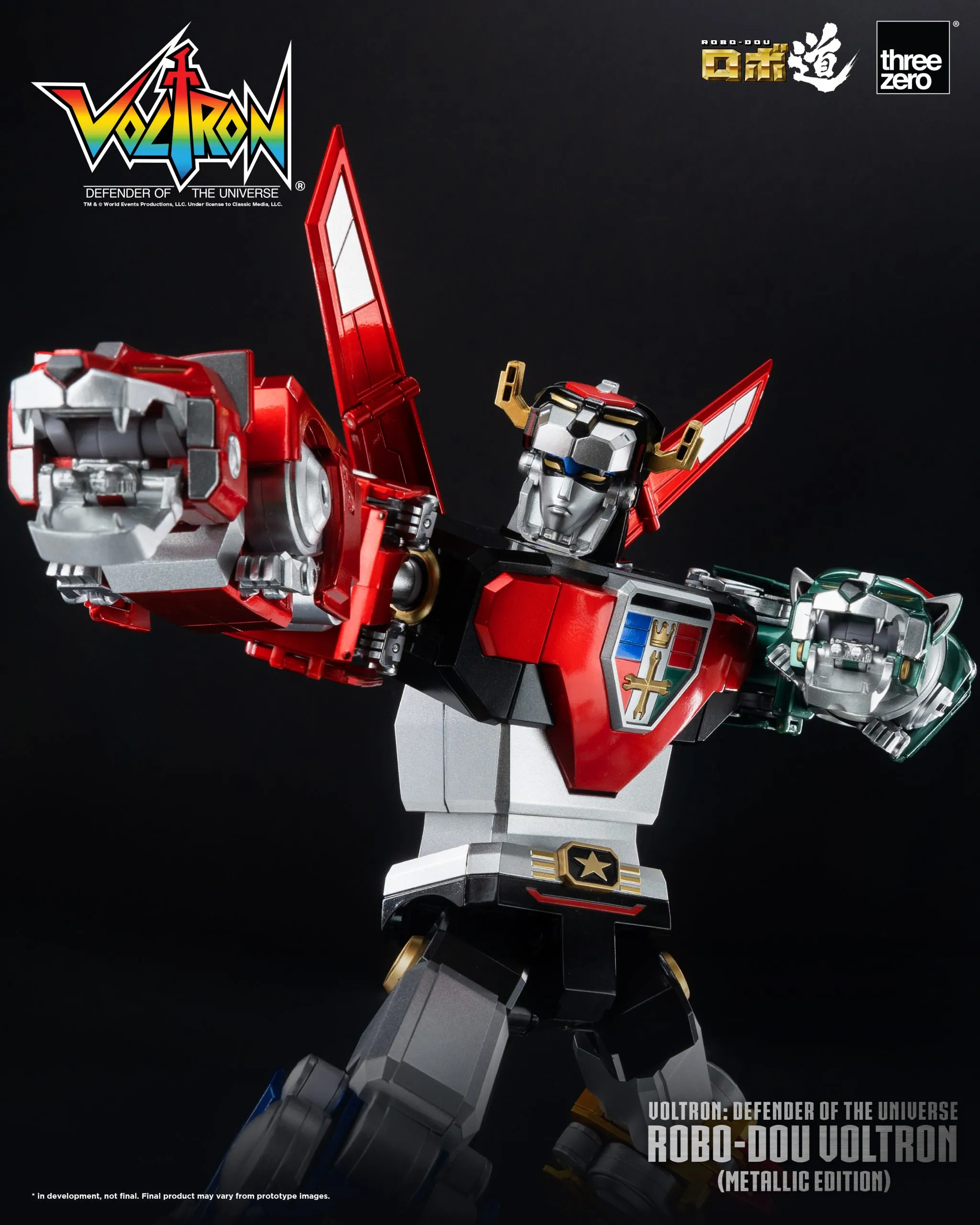 ThreeZero - Voltron: Defender of the Universe ROBO-DOU Voltron (Metallic Edition)