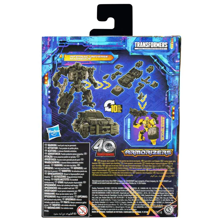 Transformers Generations Legacy United Deluxe Class Infernac Universe Magneous Action Figure