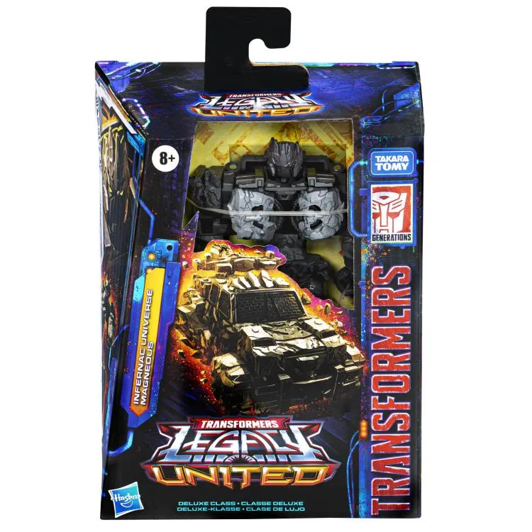Transformers Generations Legacy United Deluxe Class Infernac Universe Magneous Action Figure
