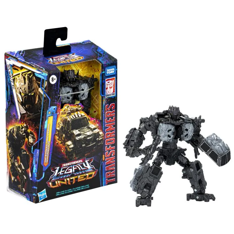 Transformers Generations Legacy United Deluxe Class Infernac Universe Magneous Action Figure