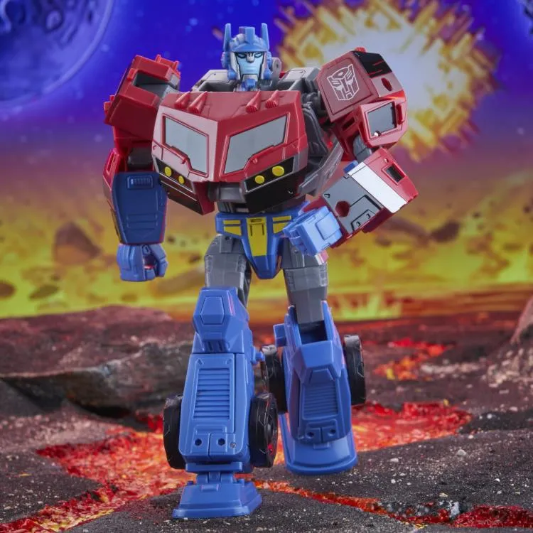 Transformers Generations Legacy United Voyager Class Animated Universe Optimus Prime Action Figure