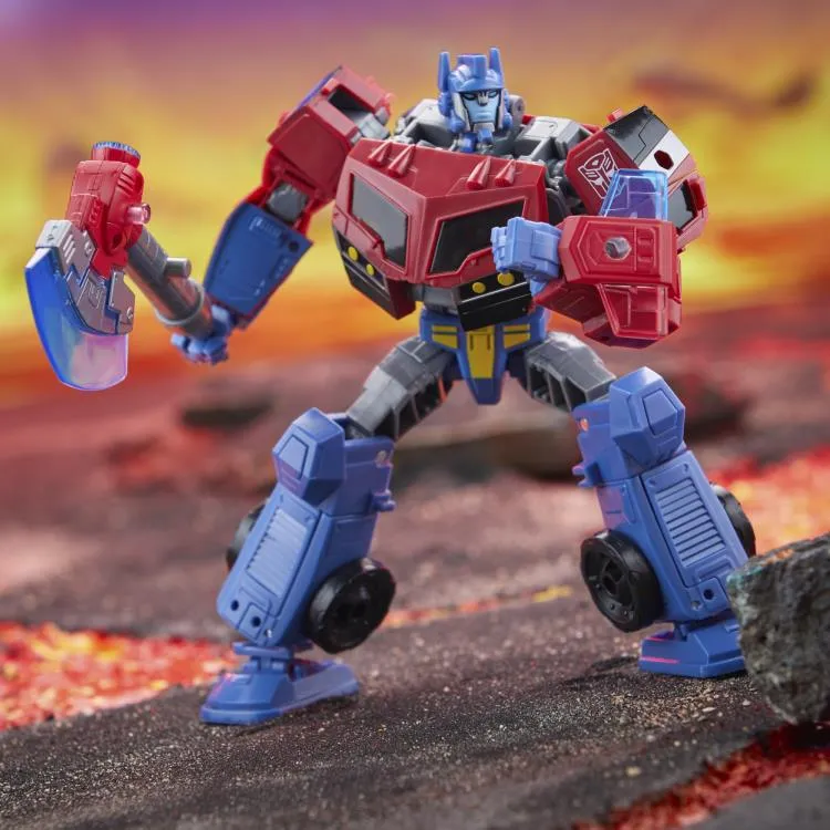Transformers Generations Legacy United Voyager Class Animated Universe Optimus Prime Action Figure