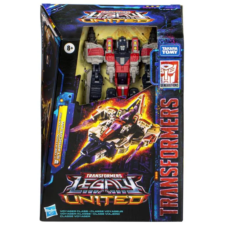 Transformers Generations Legacy United Voyager Class Cybertron Starscream Action Figure