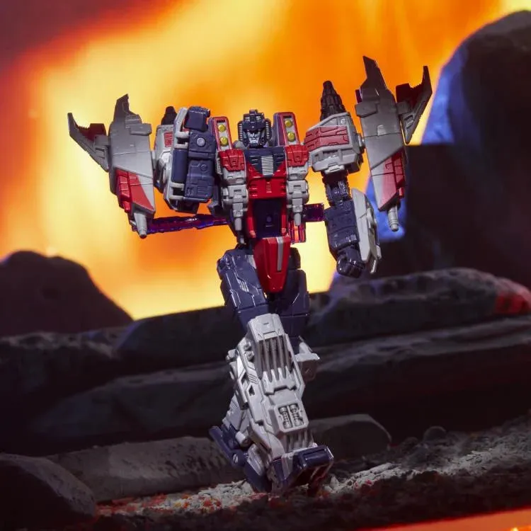 Transformers Generations Legacy United Voyager Class Cybertron Starscream Action Figure