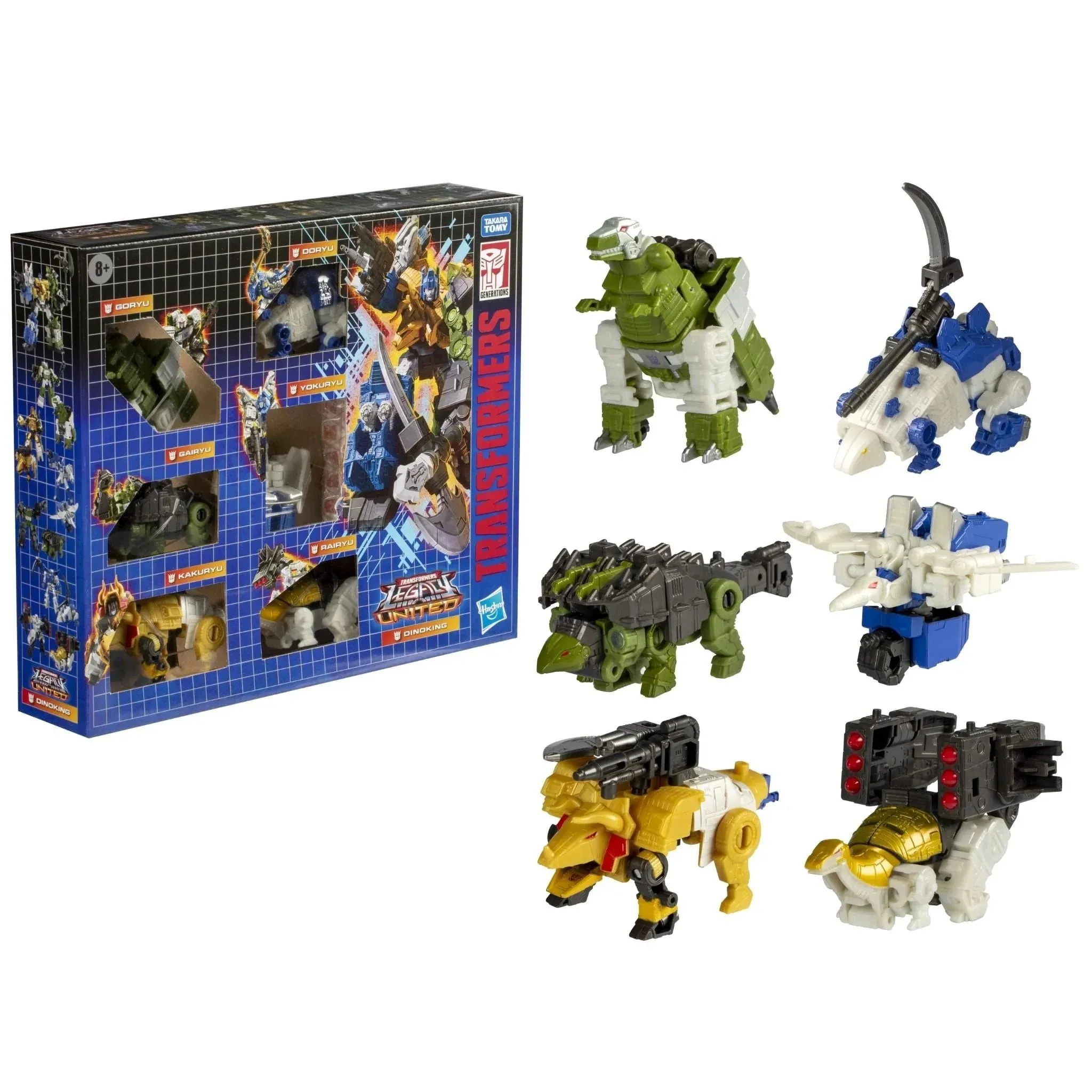 Transformers Legacy United Dinobot Dinoking Exclusive Multipack Action Figure