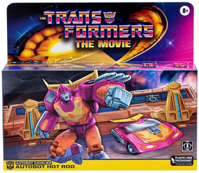 Transformers The Movie Retro Autobot Cavalier Hot Rod Action Figure