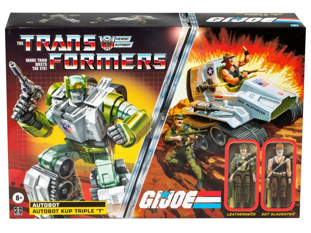 Transformers X G.I. JOE - Autobot Kup Triple "T" (w/ Sgt. Slaughter & Leatherneck)