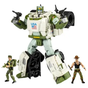 Transformers X G.I. JOE - Autobot Kup Triple "T" (w/ Sgt. Slaughter & Leatherneck)
