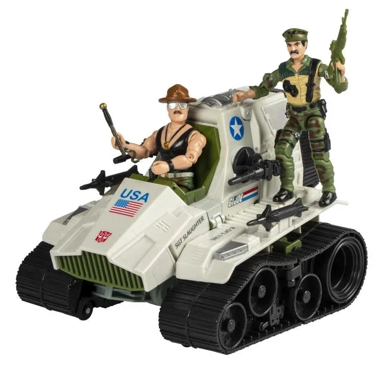 Transformers X G.I. JOE - Autobot Kup Triple "T" (w/ Sgt. Slaughter & Leatherneck)