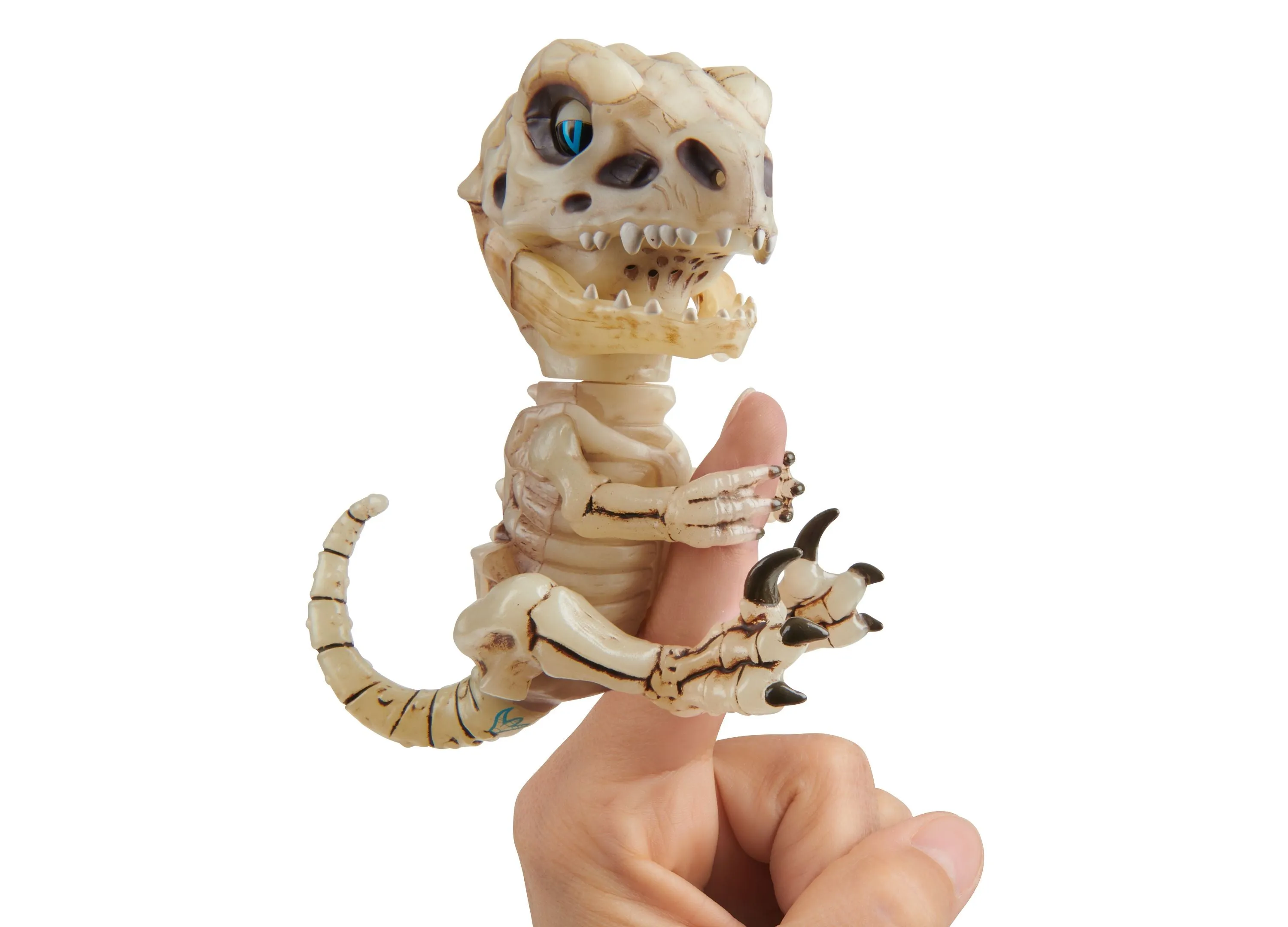 Untamed Skeleton Dino Boneheads by Fingerlings Gloom - WowWee Exclusive