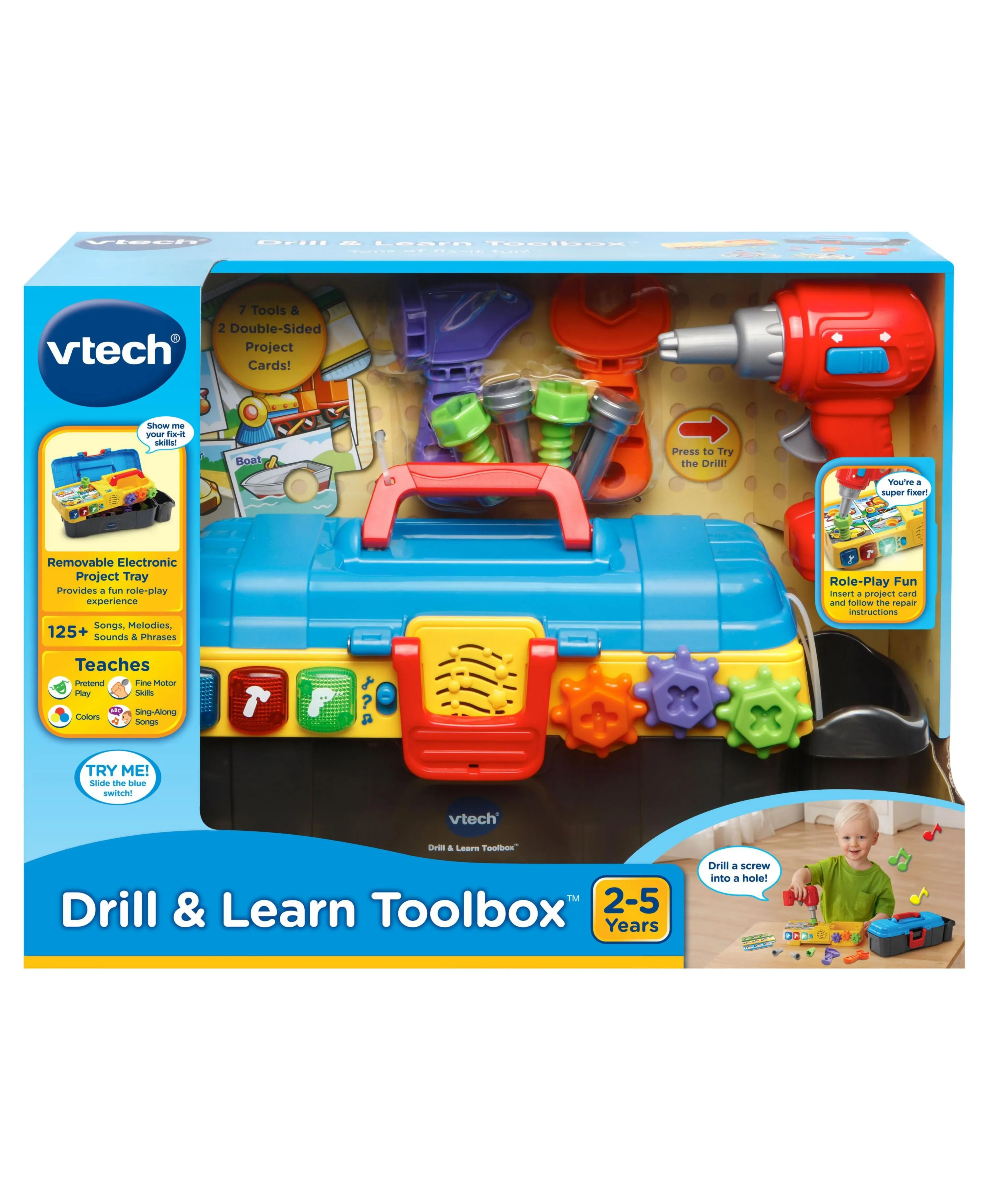 VTech Drill & Learn Toolbox Interactive Toddler Toy
