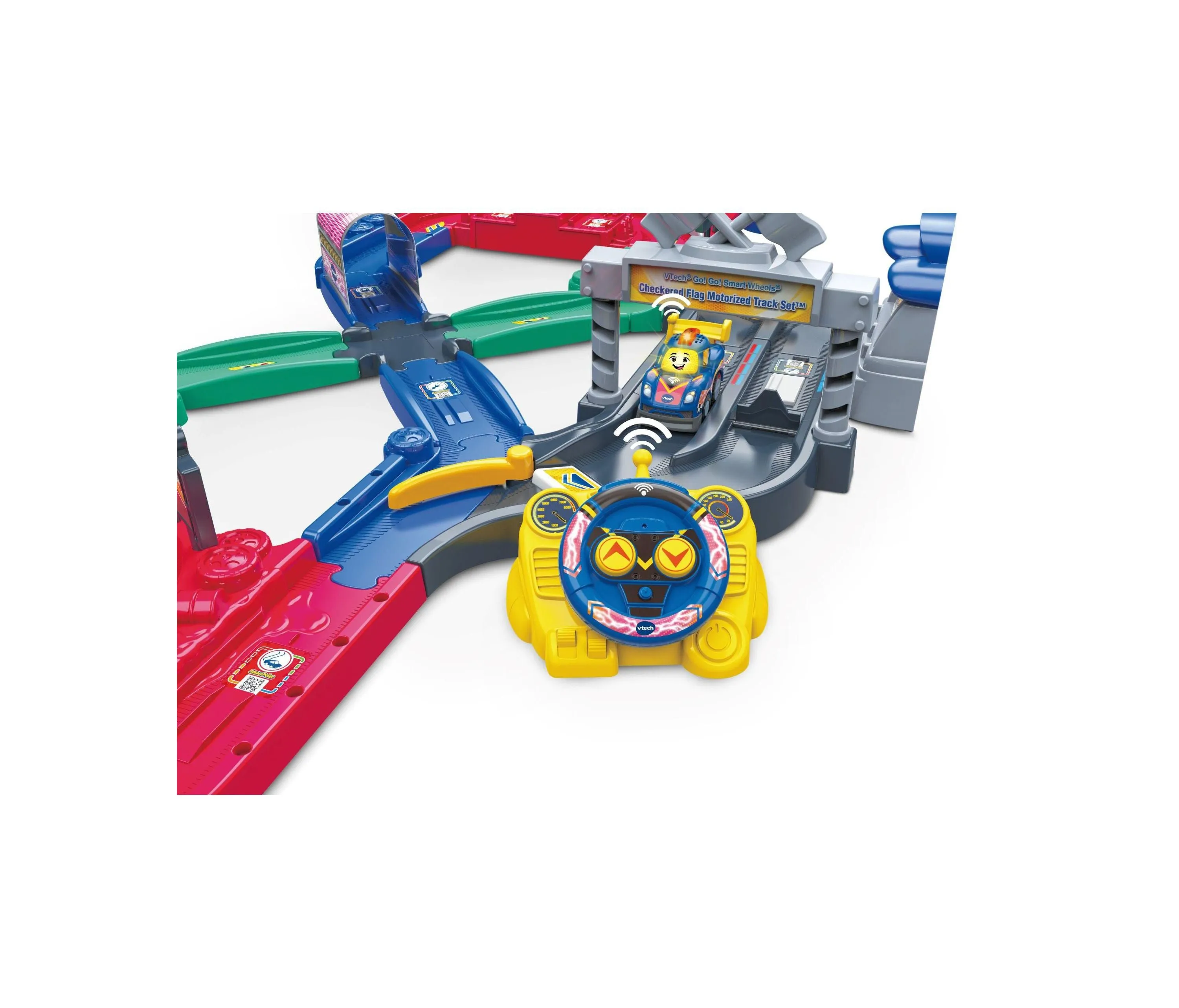 VTech Go Go Smart Wheels Checkered Flag Motorized Race Track Set