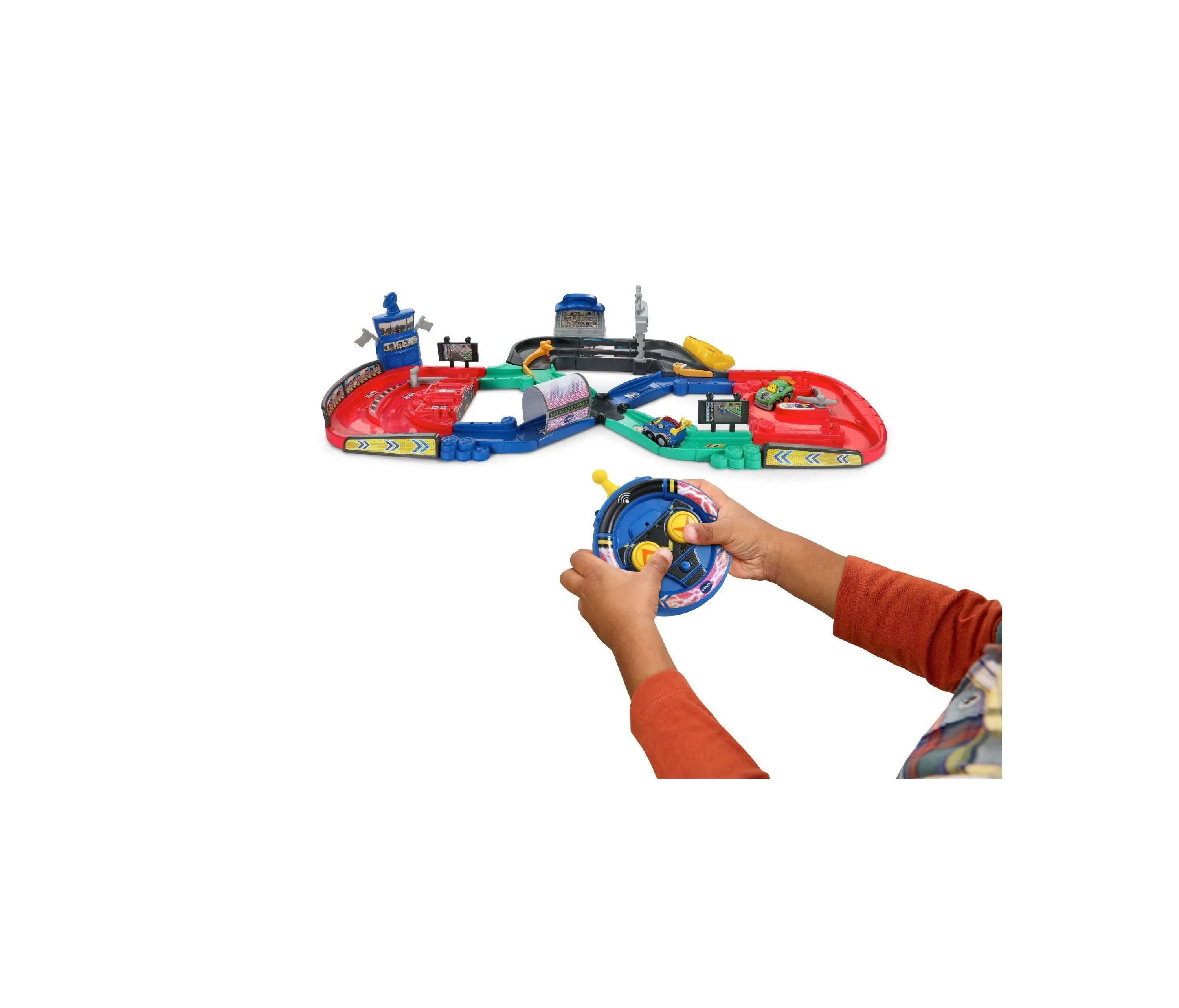 VTech Go Go Smart Wheels Checkered Flag Motorized Race Track Set
